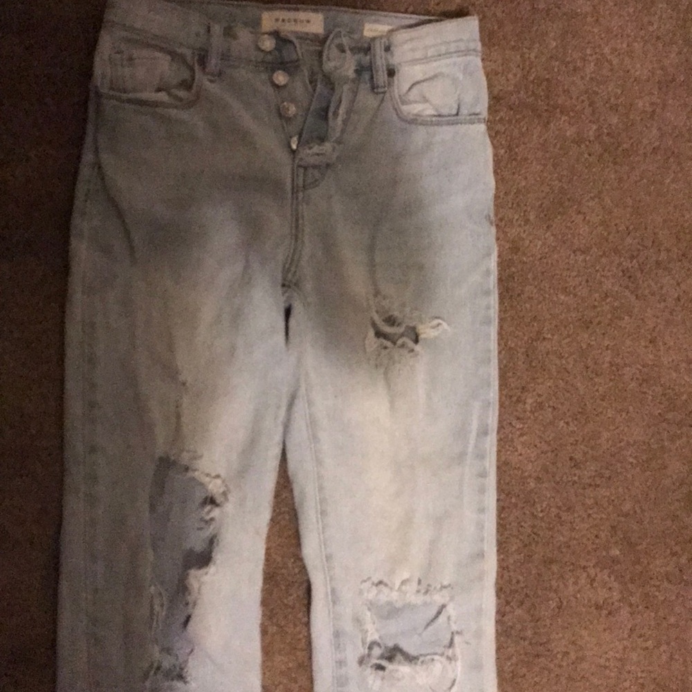 Distressed pac sun pants